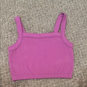 Cotton On Ribbed Purple Tank Top